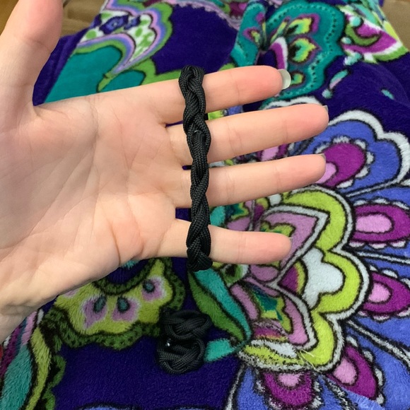 Black Paracord Braided Bracelet and Ring - Picture 11 of 12